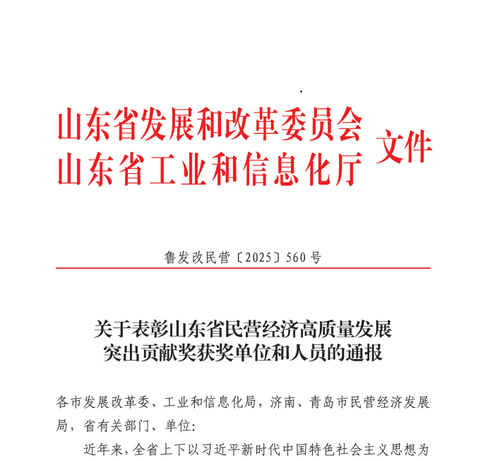 成山集团总裁、安鑫娱乐总裁兼首席执行官车宝臻荣膺山东省民营经济高质量发展突出贡献奖